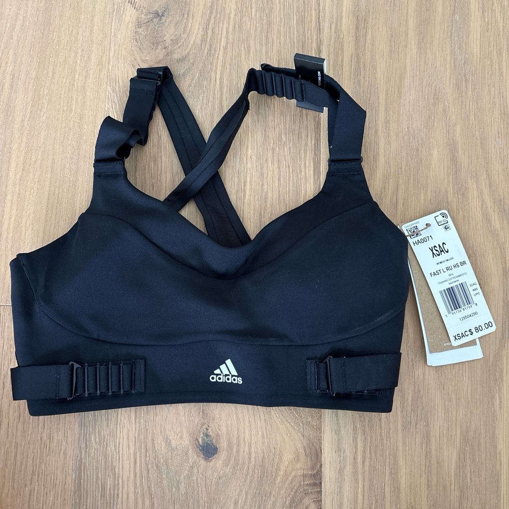 Adidas Women's Black Strappy Sports Bra